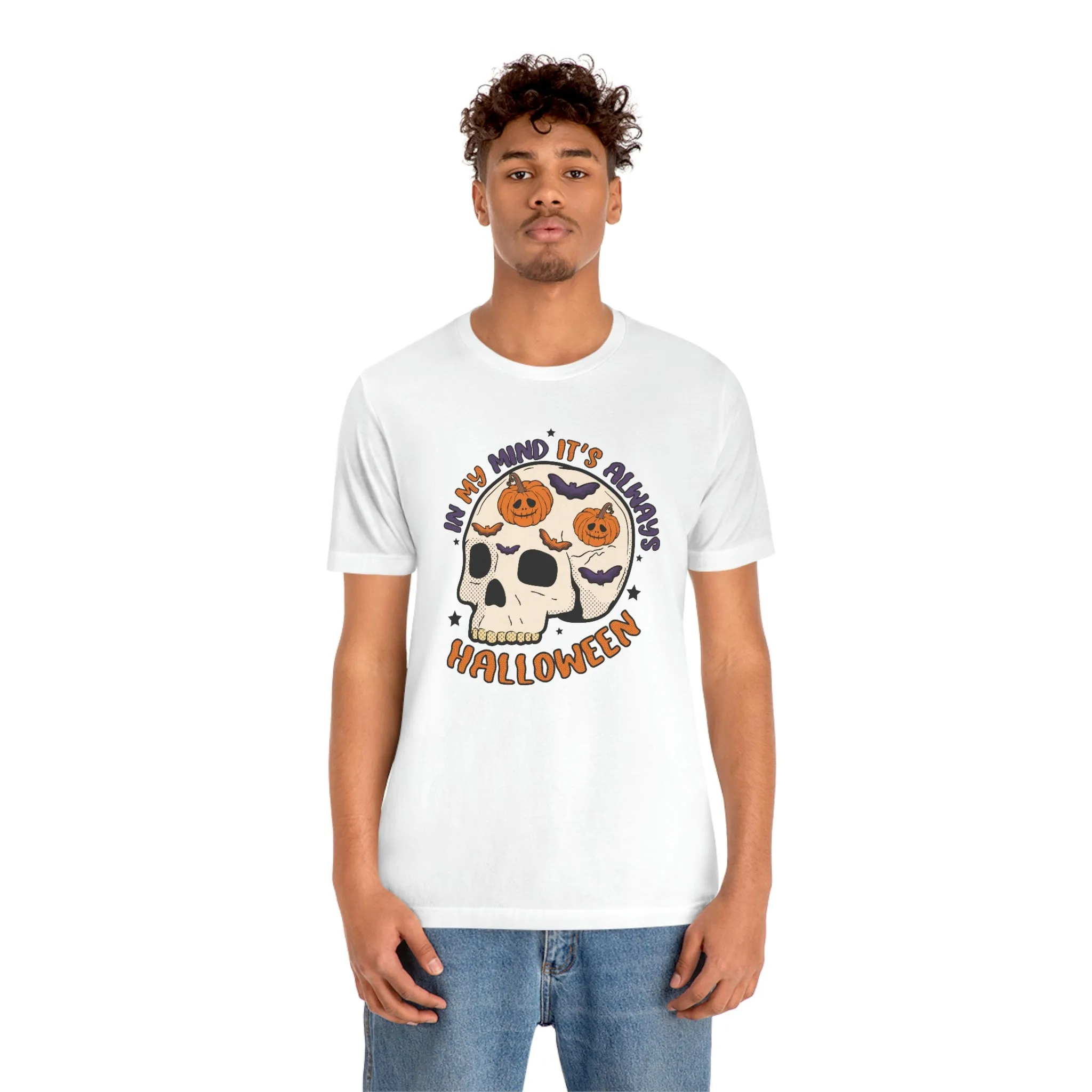 "Always Halloween" Skull Tee - Unisex Shirt