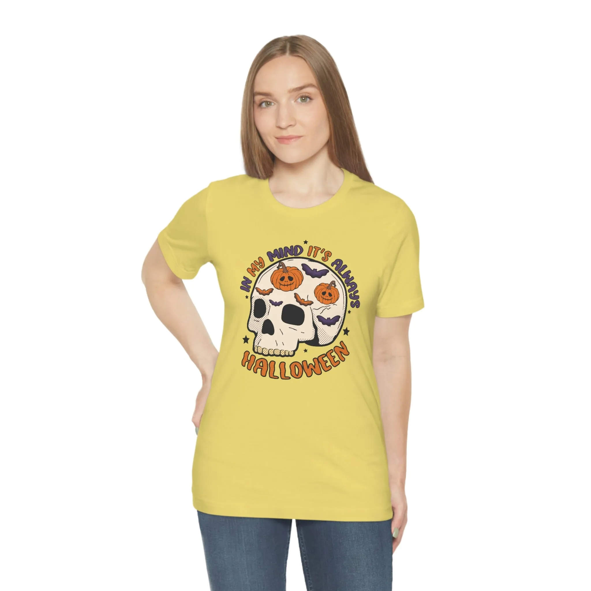 "Always Halloween" Skull Tee - Unisex Shirt