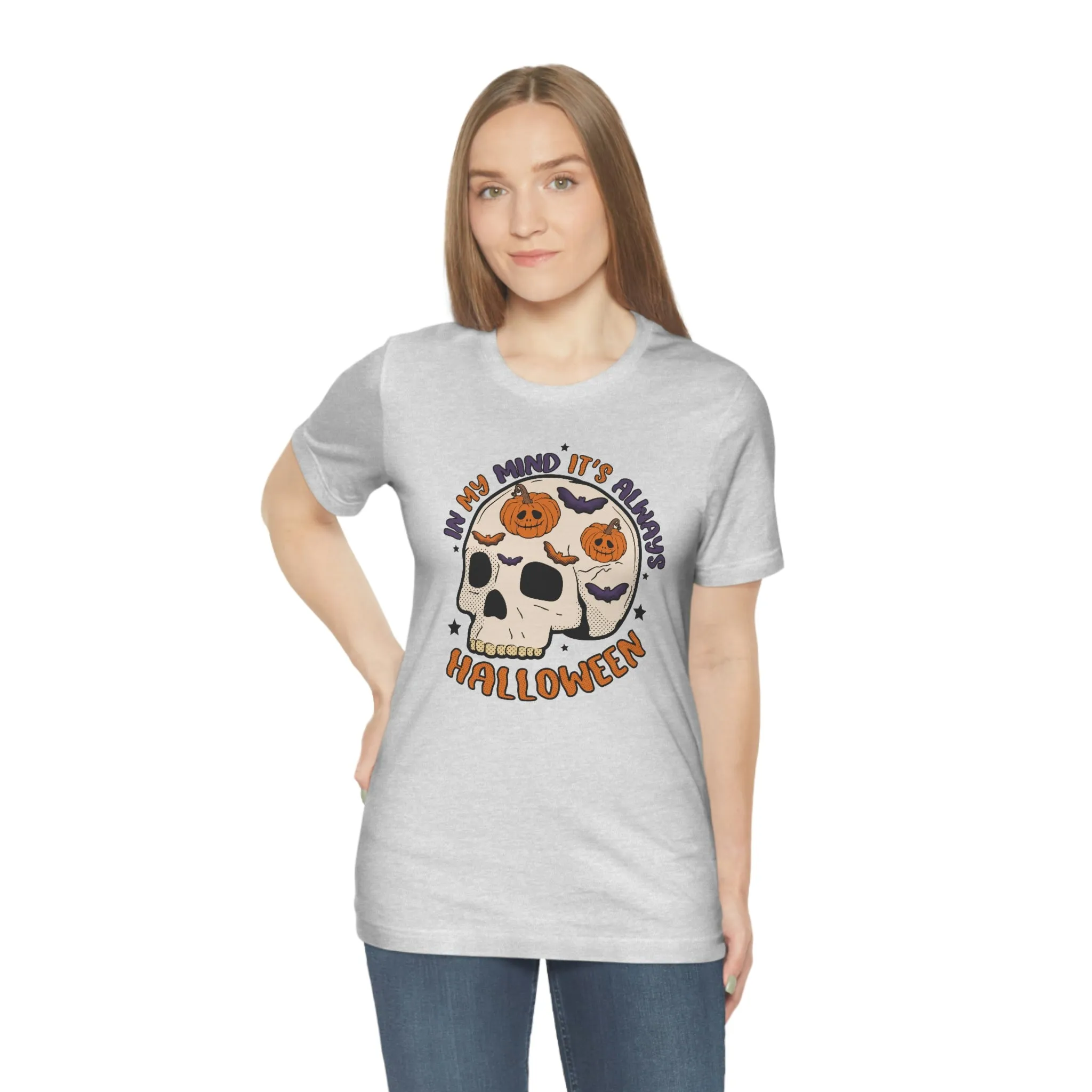 "Always Halloween" Skull Tee - Unisex Shirt