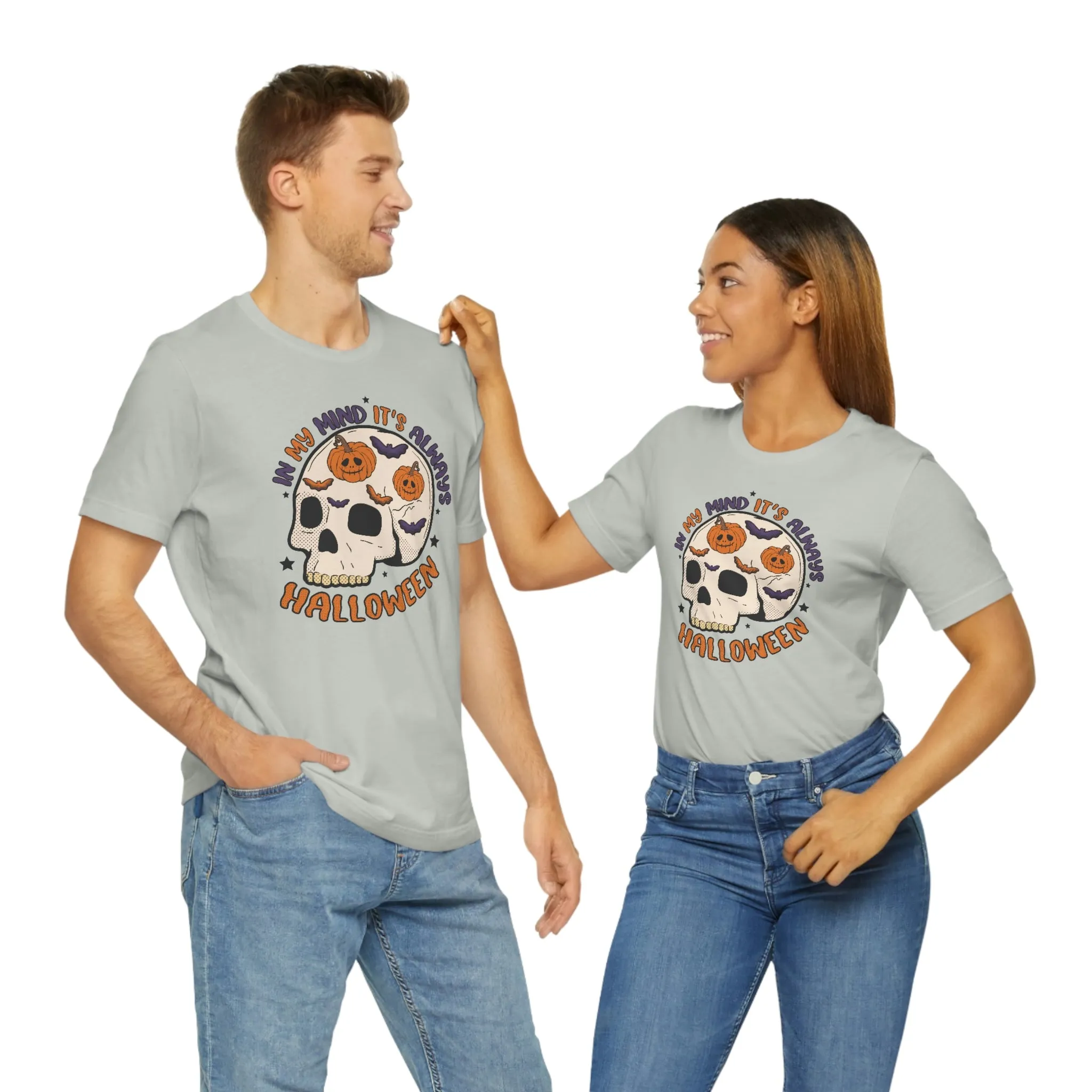 "Always Halloween" Skull Tee - Unisex Shirt