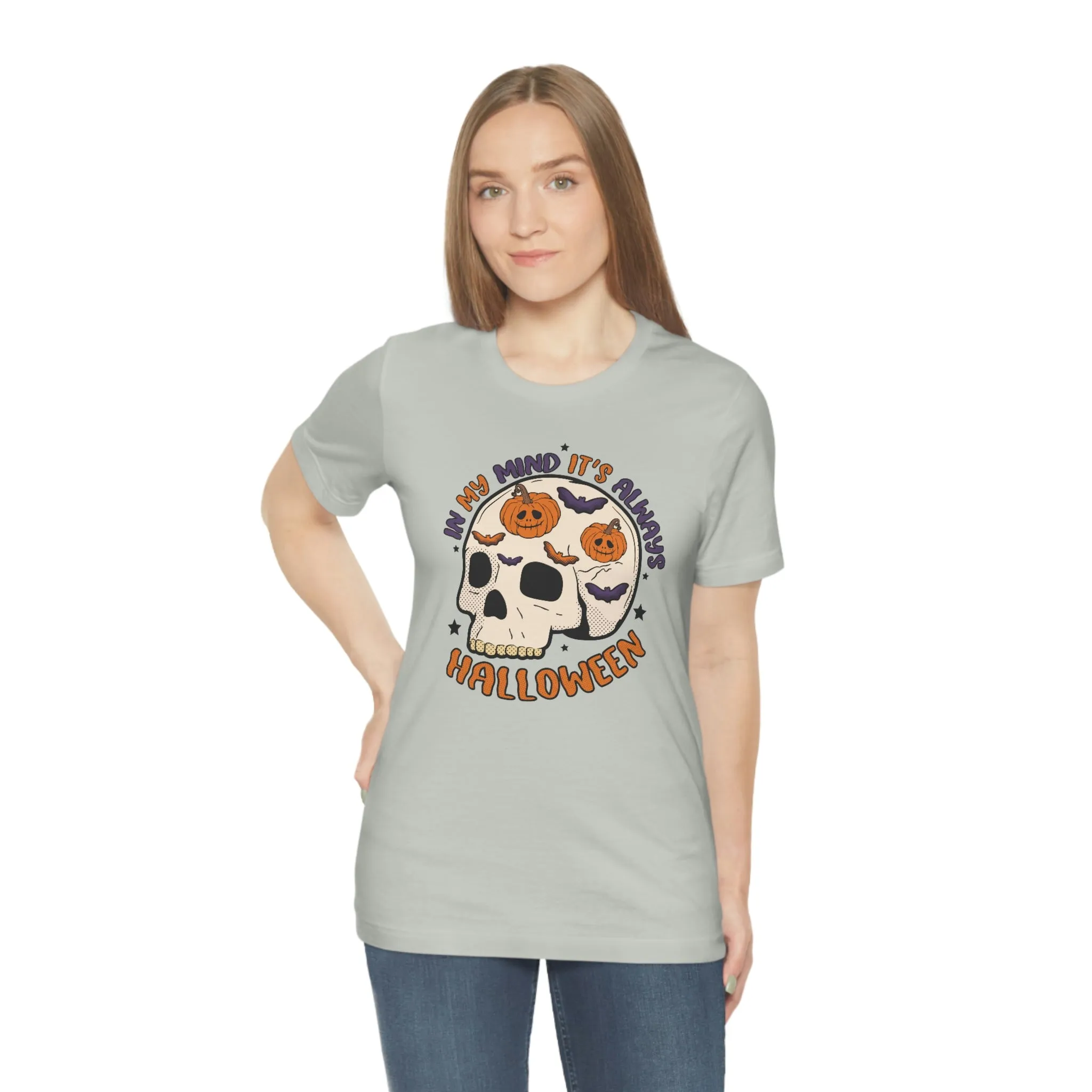 "Always Halloween" Skull Tee - Unisex Shirt