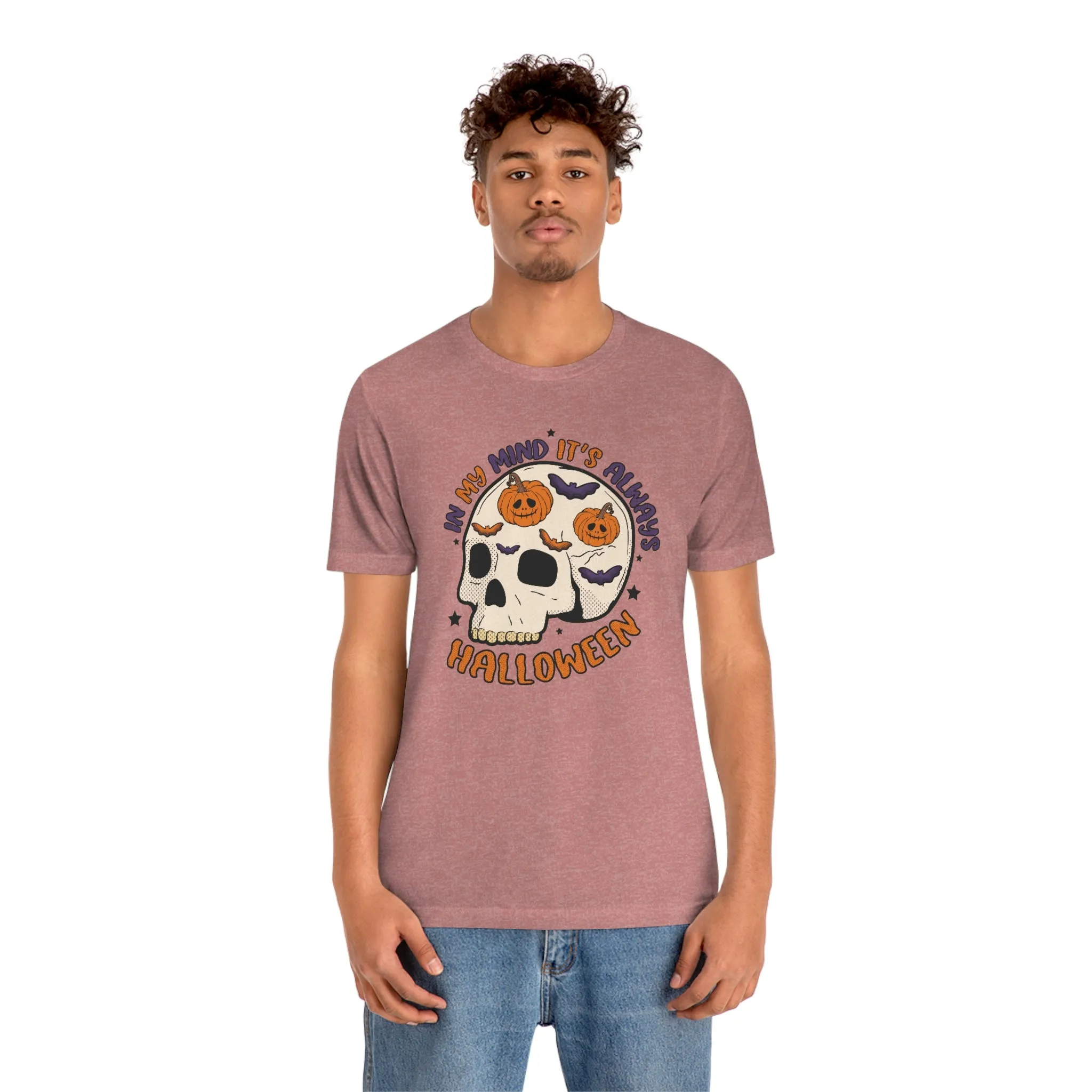 "Always Halloween" Skull Tee - Unisex Shirt