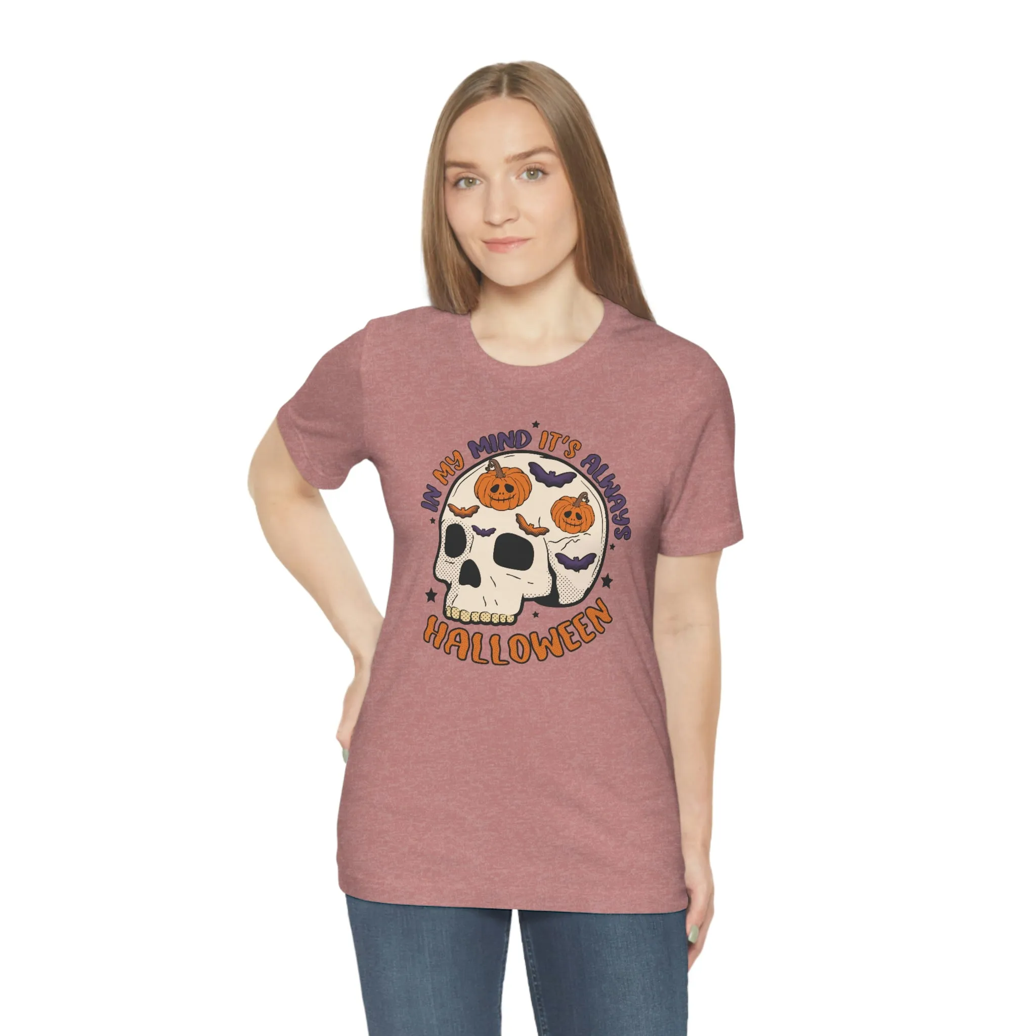 "Always Halloween" Skull Tee - Unisex Shirt