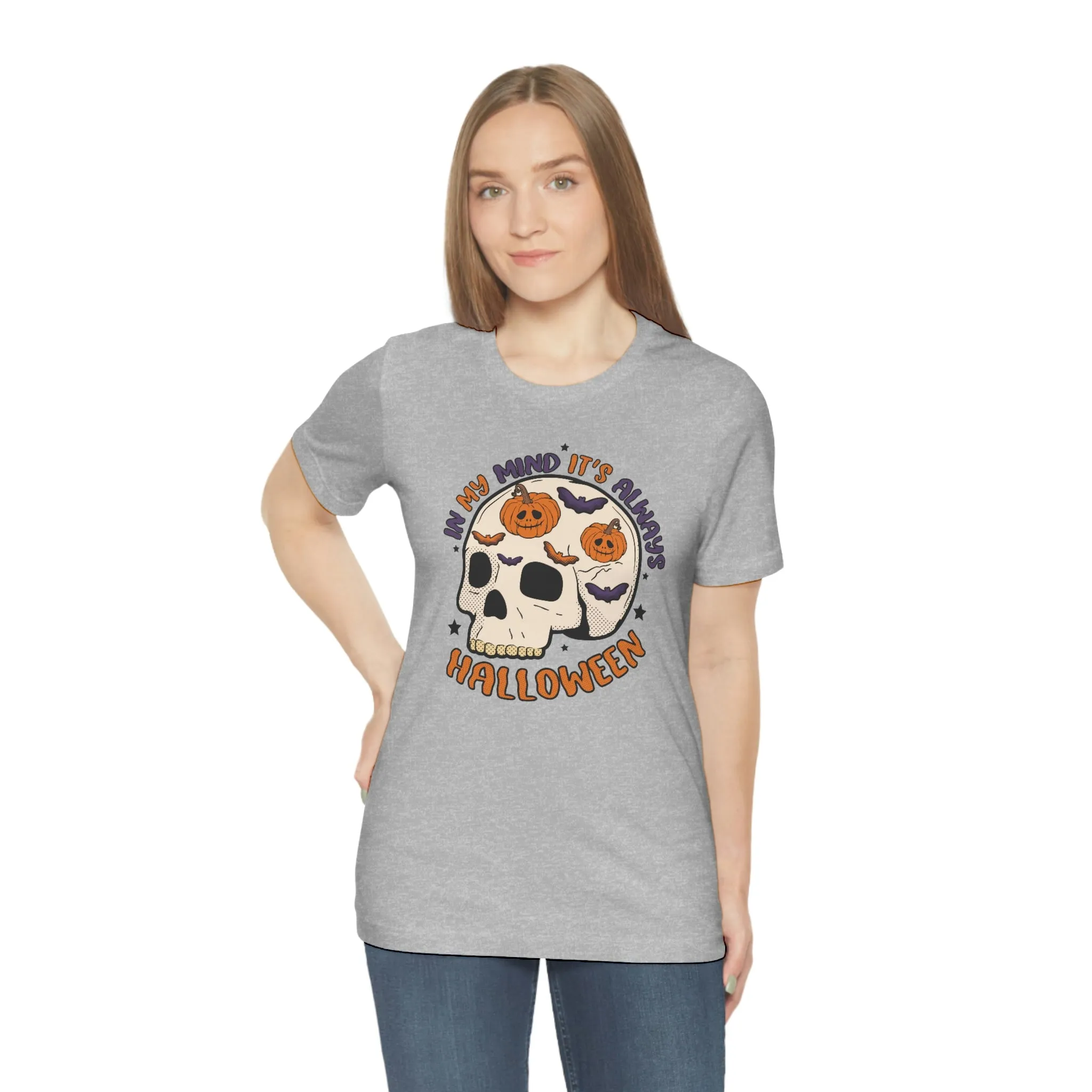 "Always Halloween" Skull Tee - Unisex Shirt