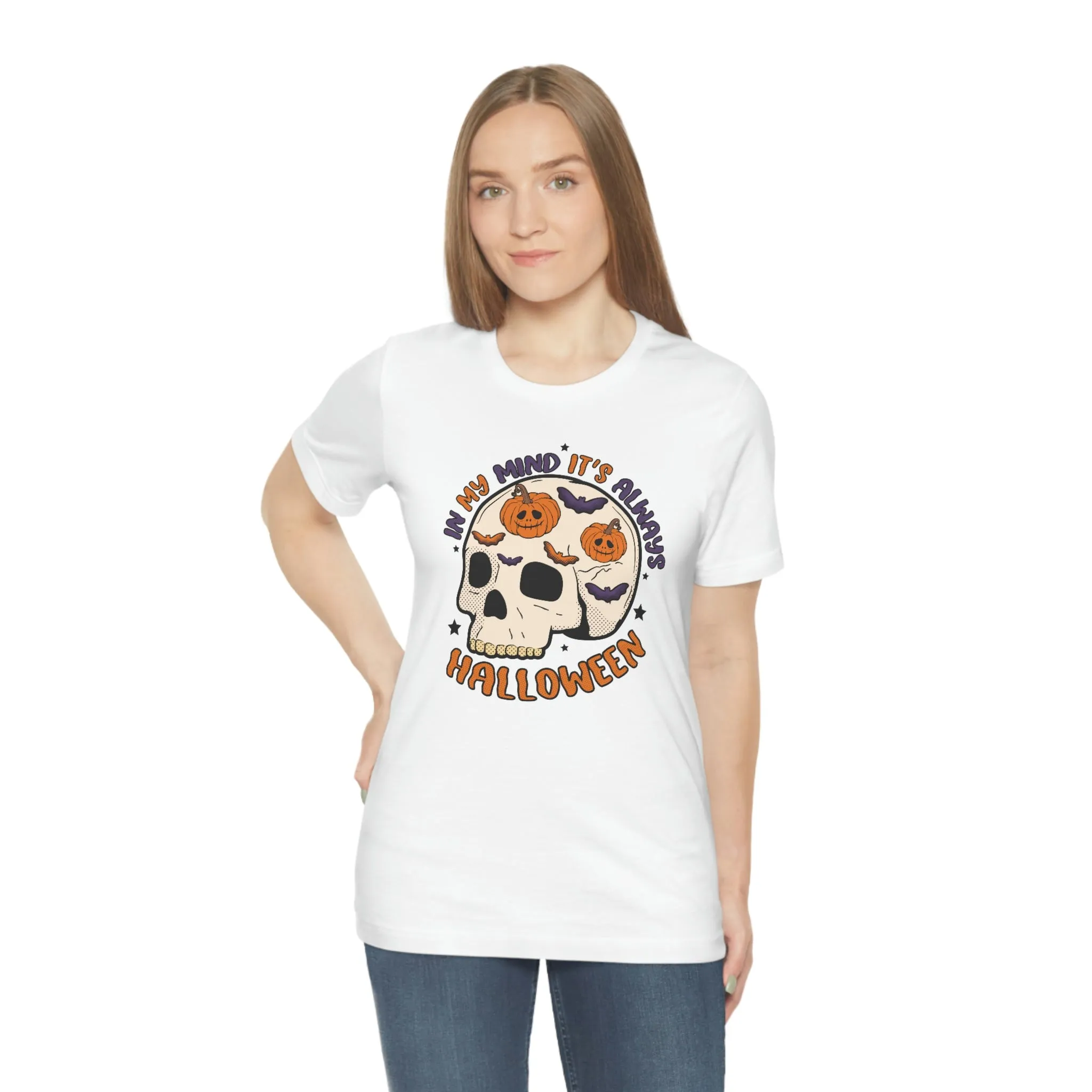 "Always Halloween" Skull Tee - Unisex Shirt