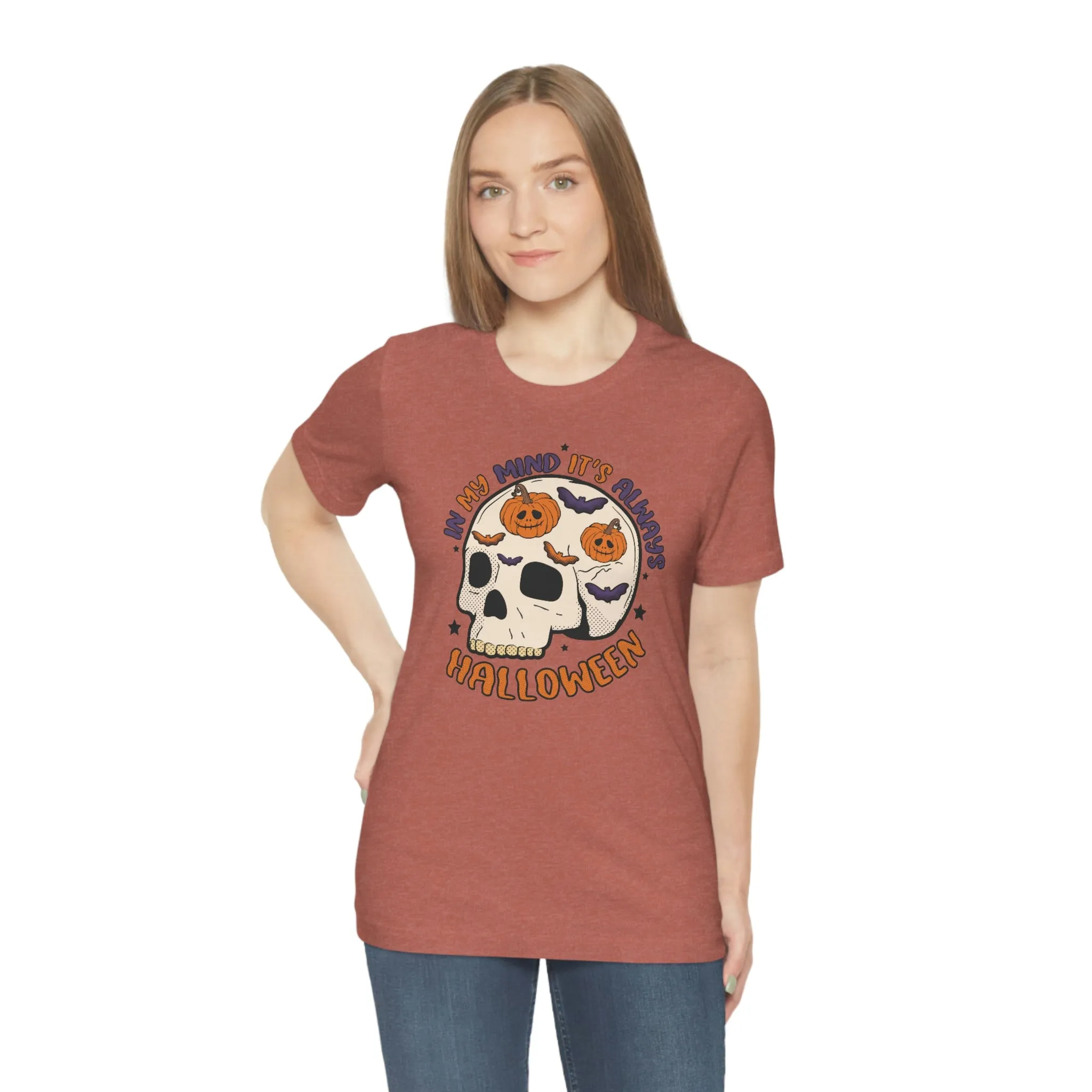 "Always Halloween" Skull Tee - Unisex Shirt