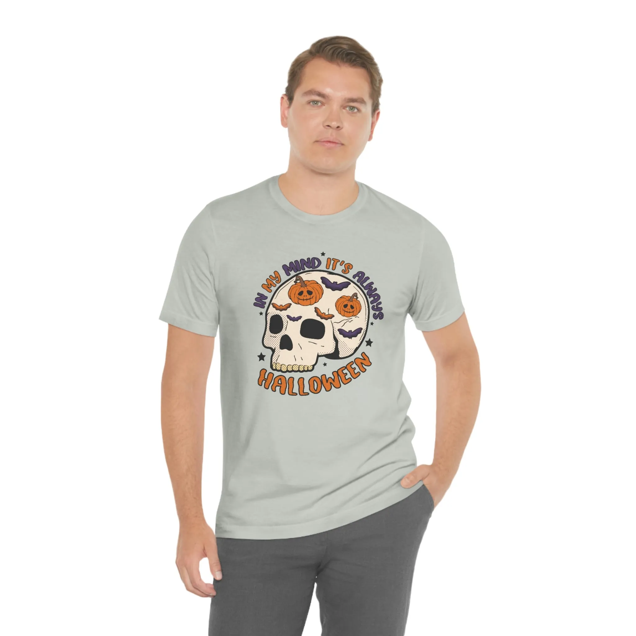 "Always Halloween" Skull Tee - Unisex Shirt