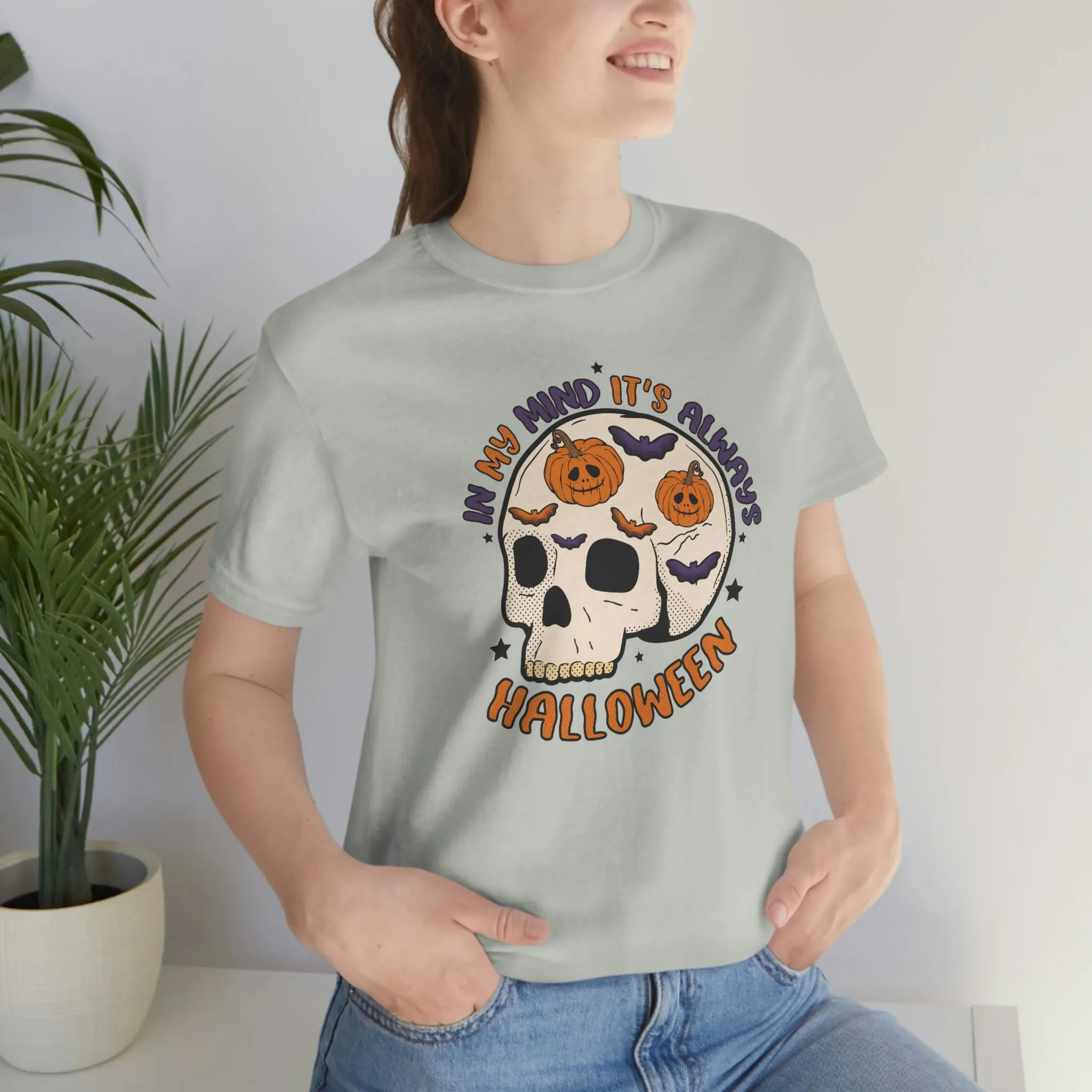 "Always Halloween" Skull Tee - Unisex Shirt