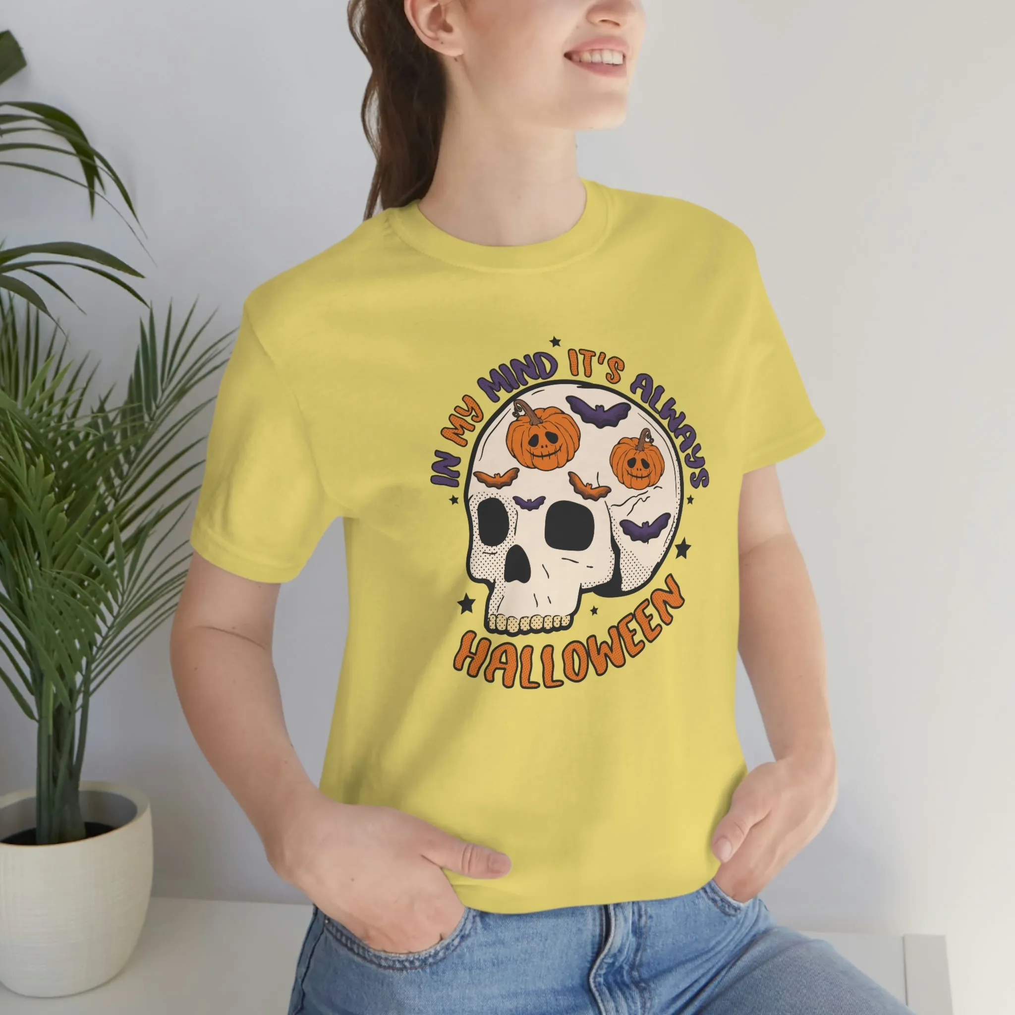 "Always Halloween" Skull Tee - Unisex Shirt