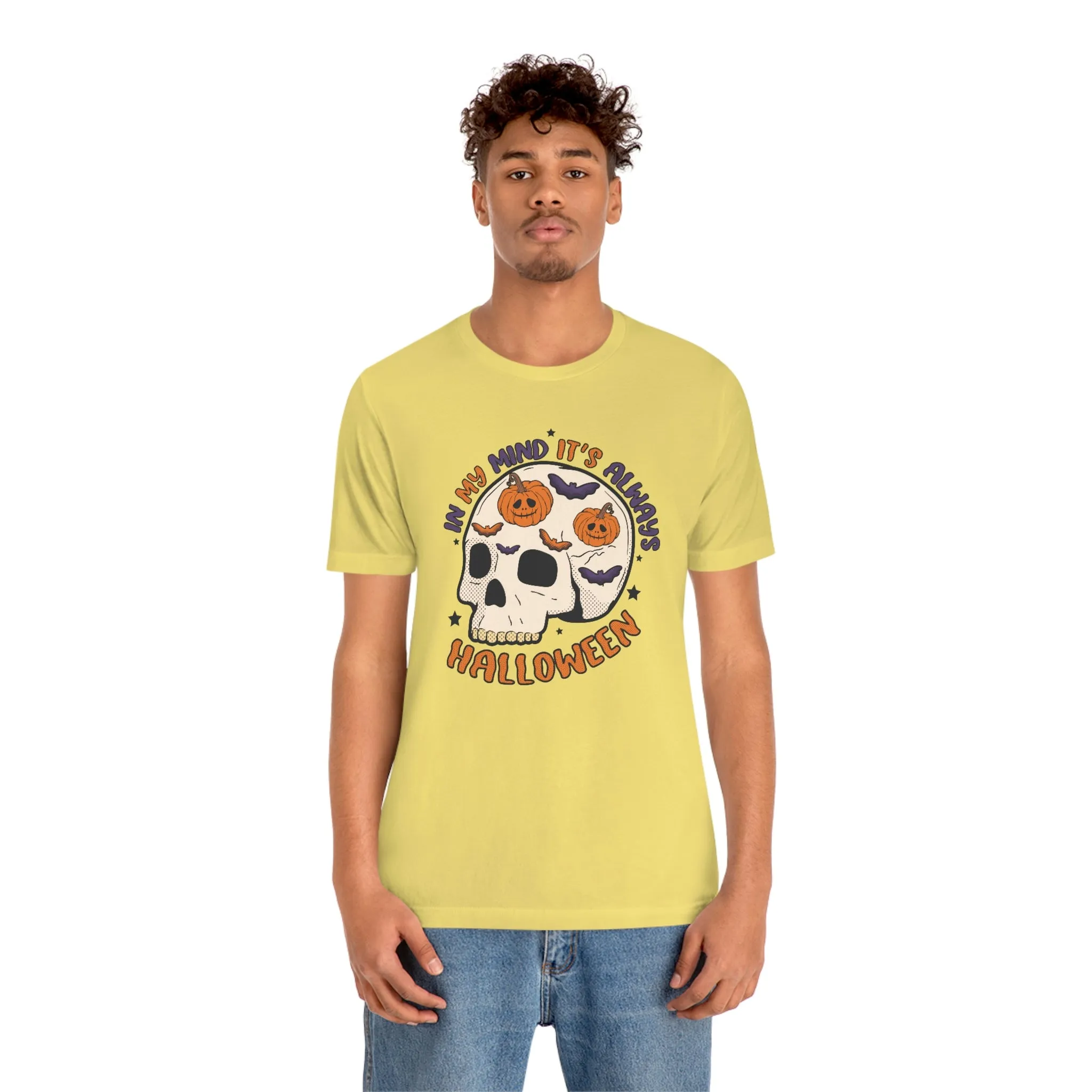 "Always Halloween" Skull Tee - Unisex Shirt