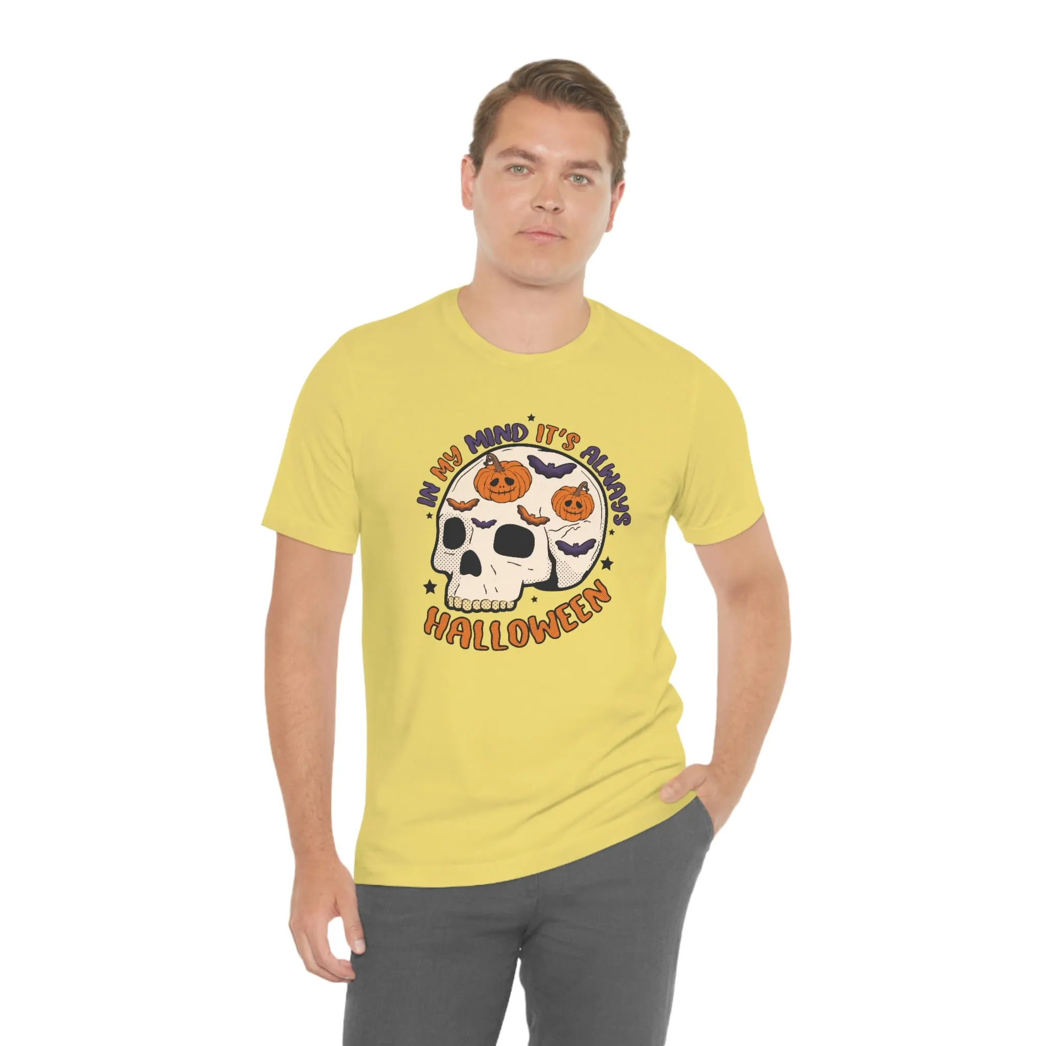 "Always Halloween" Skull Tee - Unisex Shirt