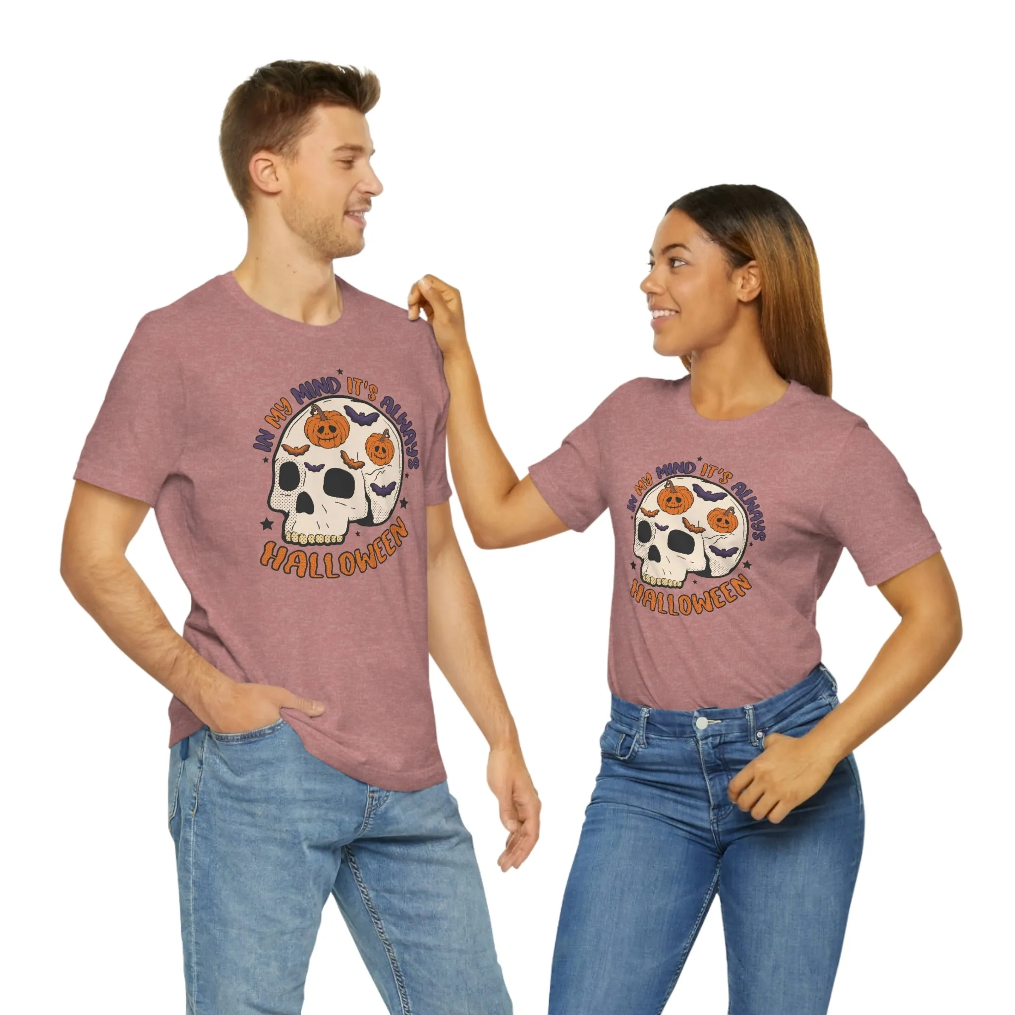 "Always Halloween" Skull Tee - Unisex Shirt