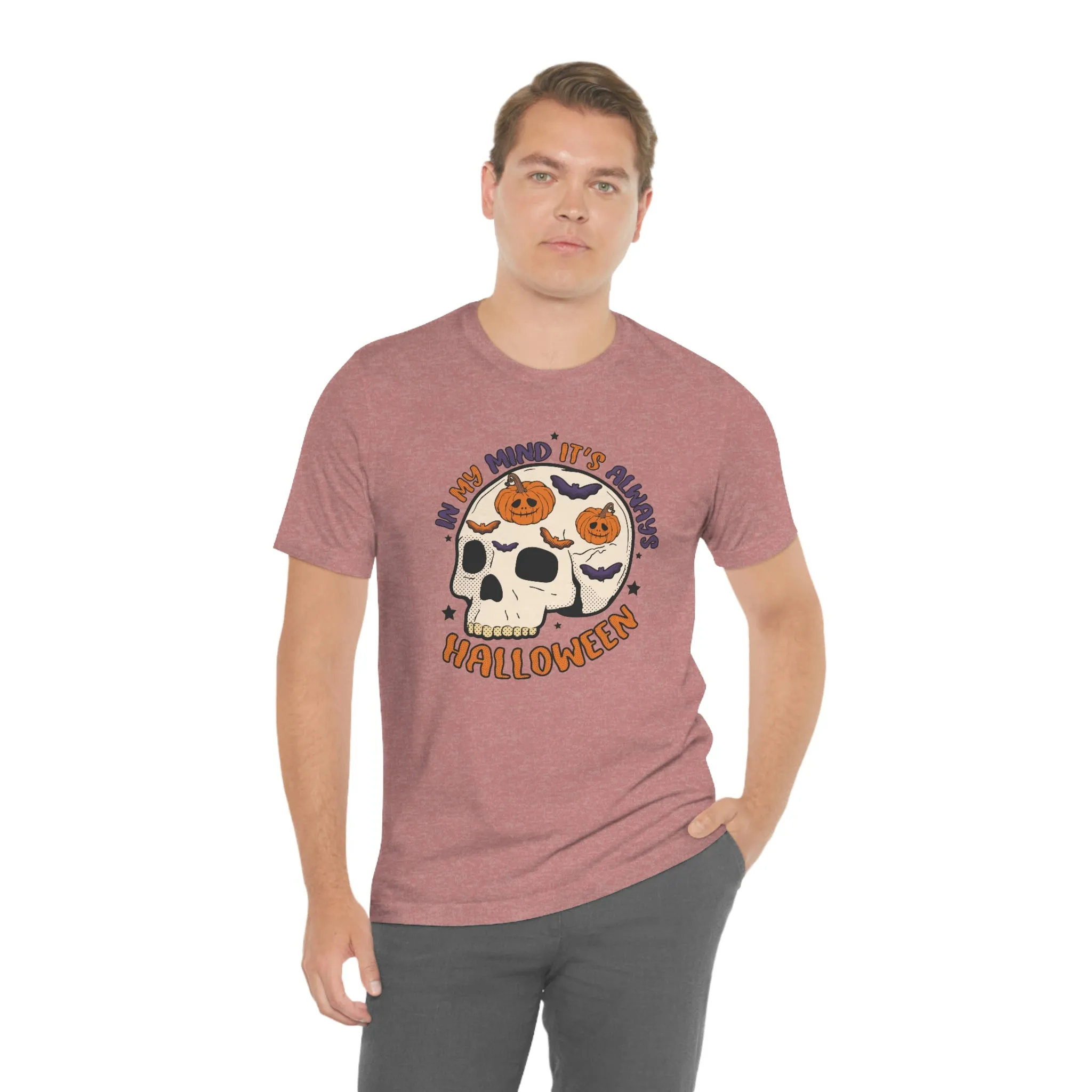 "Always Halloween" Skull Tee - Unisex Shirt