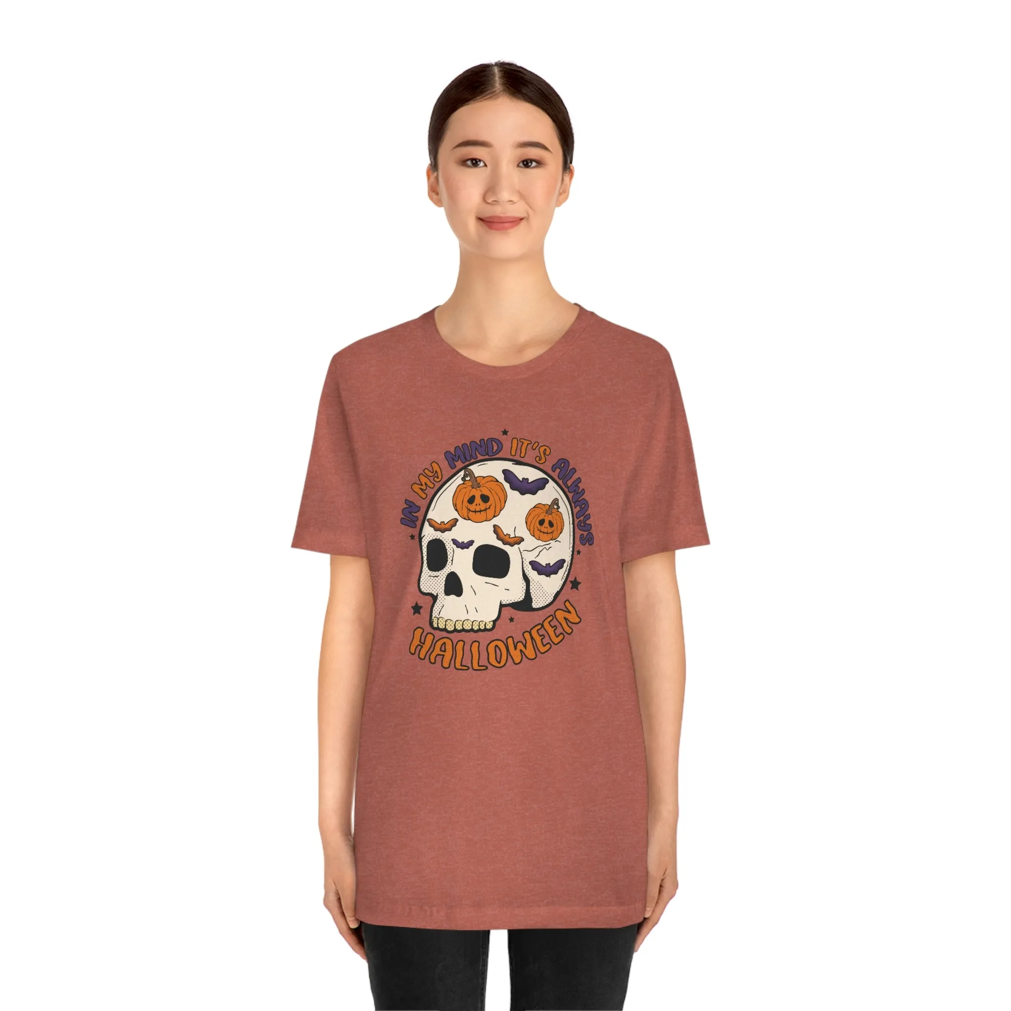 "Always Halloween" Skull Tee - Unisex Shirt