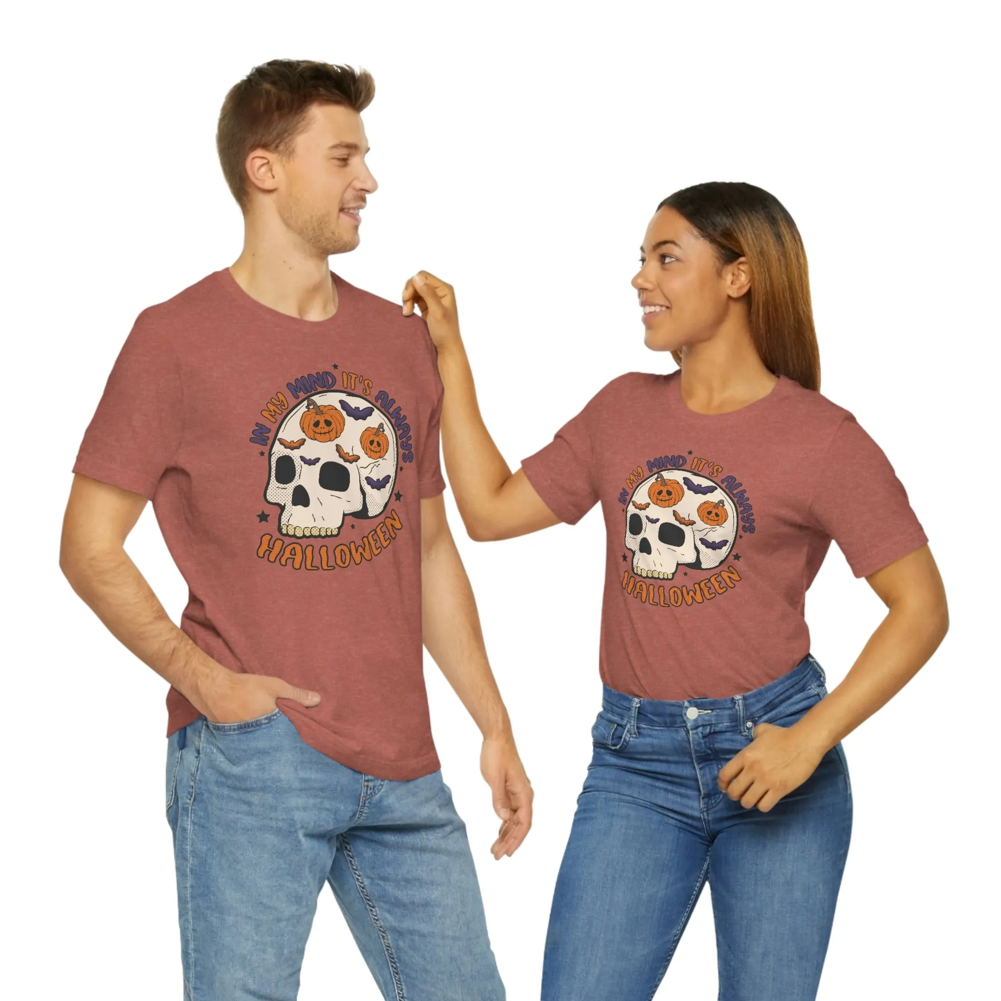 "Always Halloween" Skull Tee - Unisex Shirt