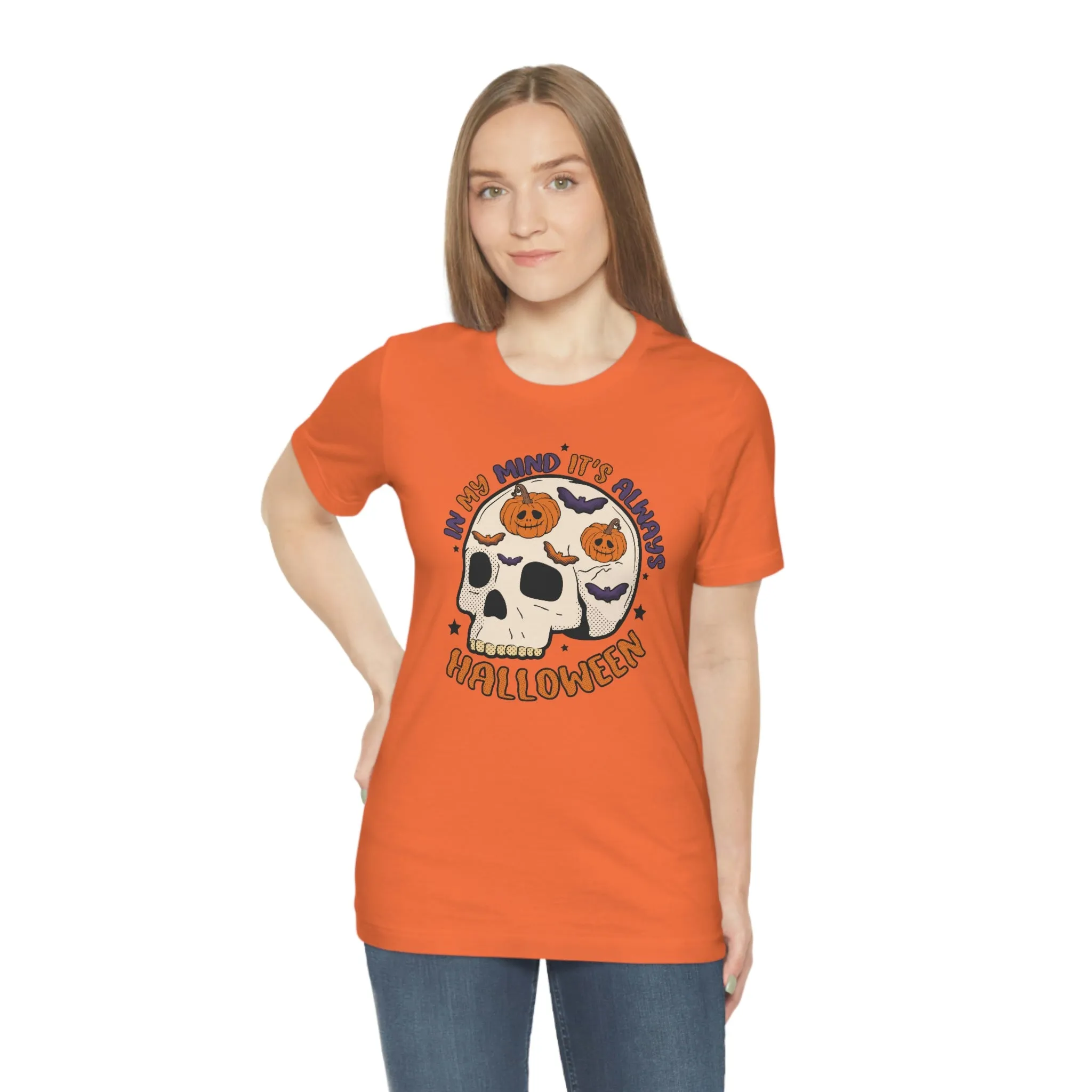 "Always Halloween" Skull Tee - Unisex Shirt