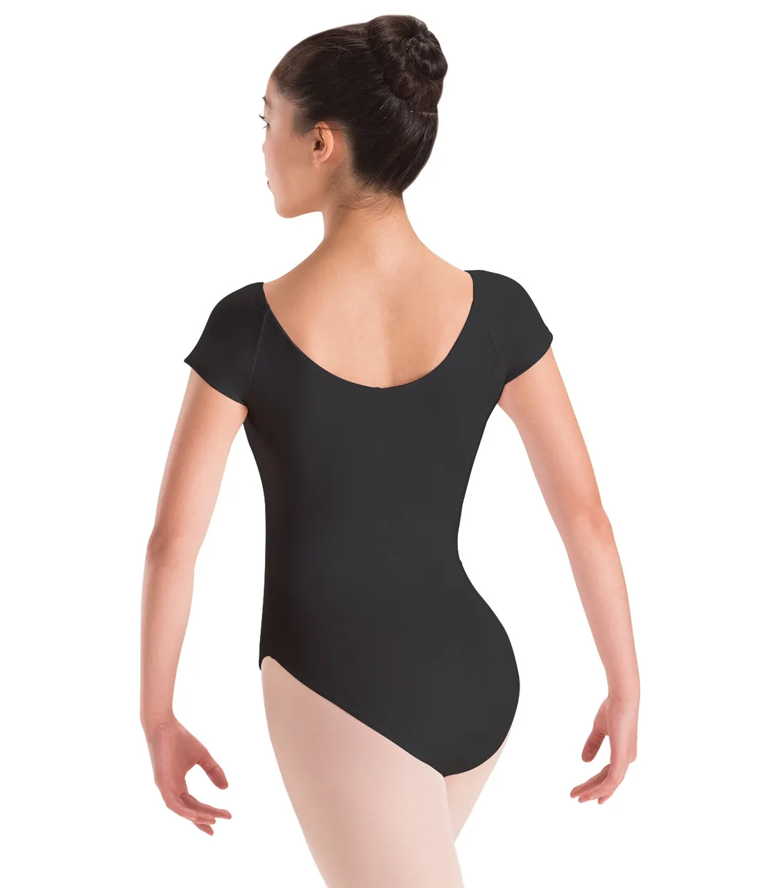 Raglan Cap Sleeve High Back Leotard (2149)