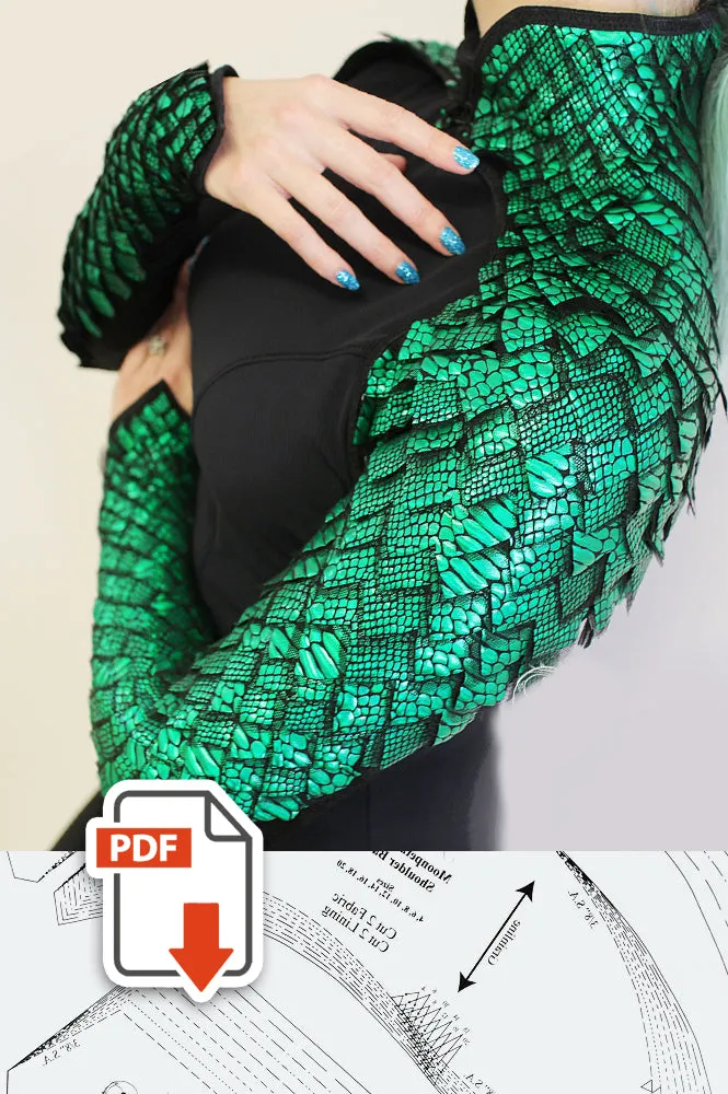 Sewing Pattern: Dragon Scales & Bolero Pattern