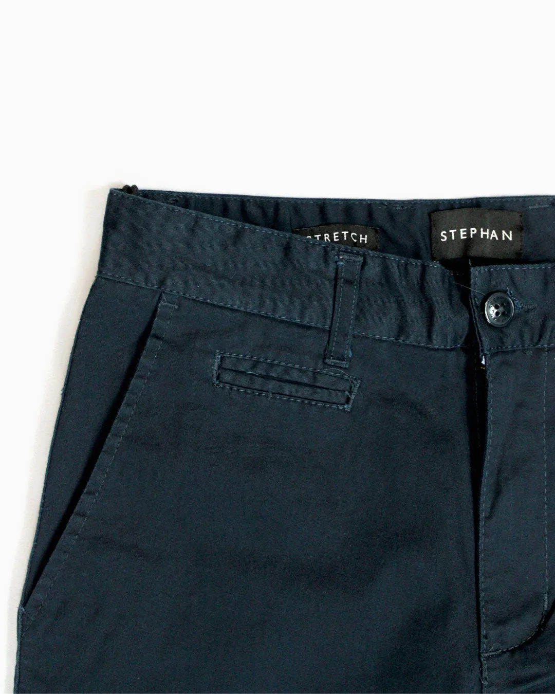 Stephan Navy Stretch Chinos