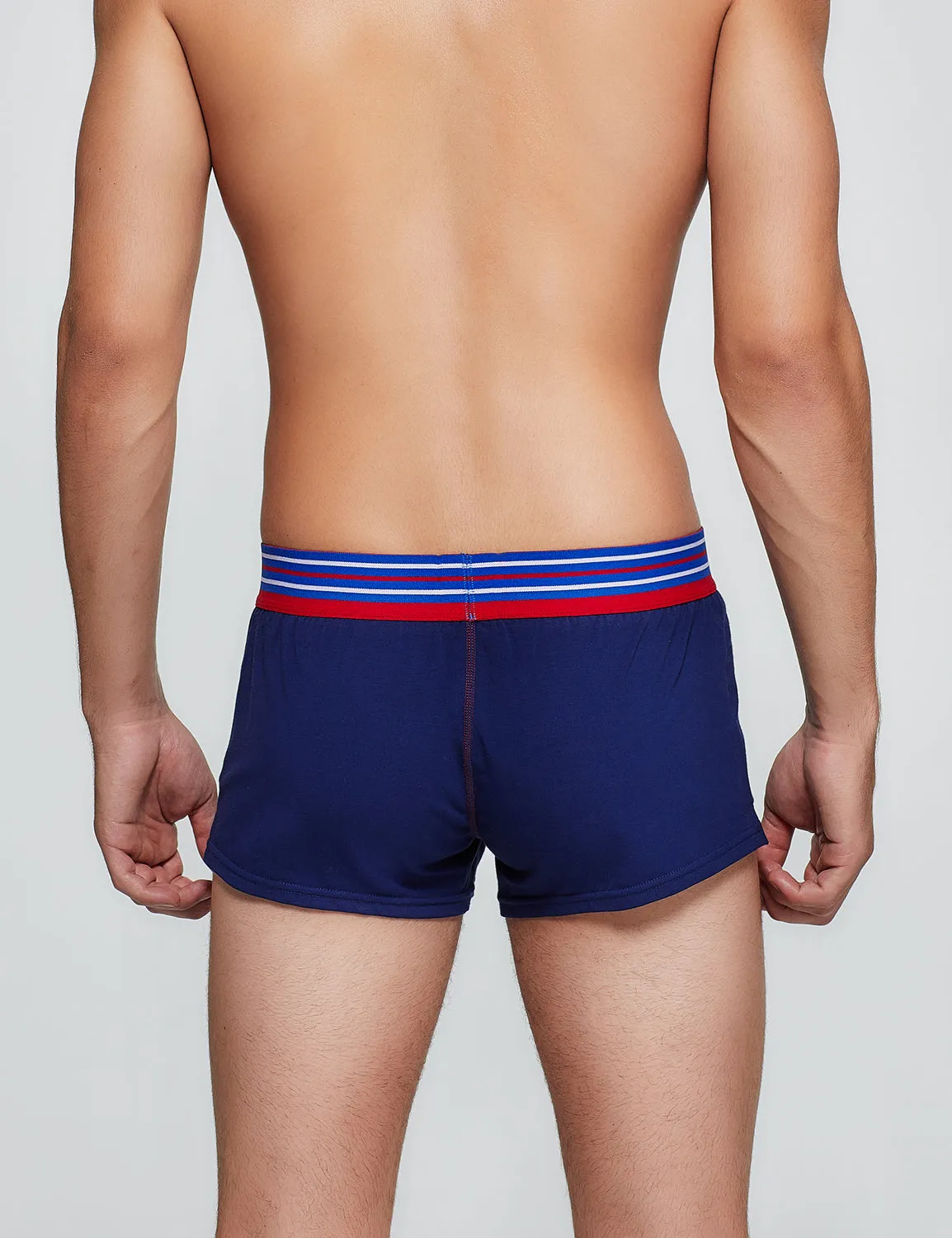 Striped Waist Low Rise Trunks 00502