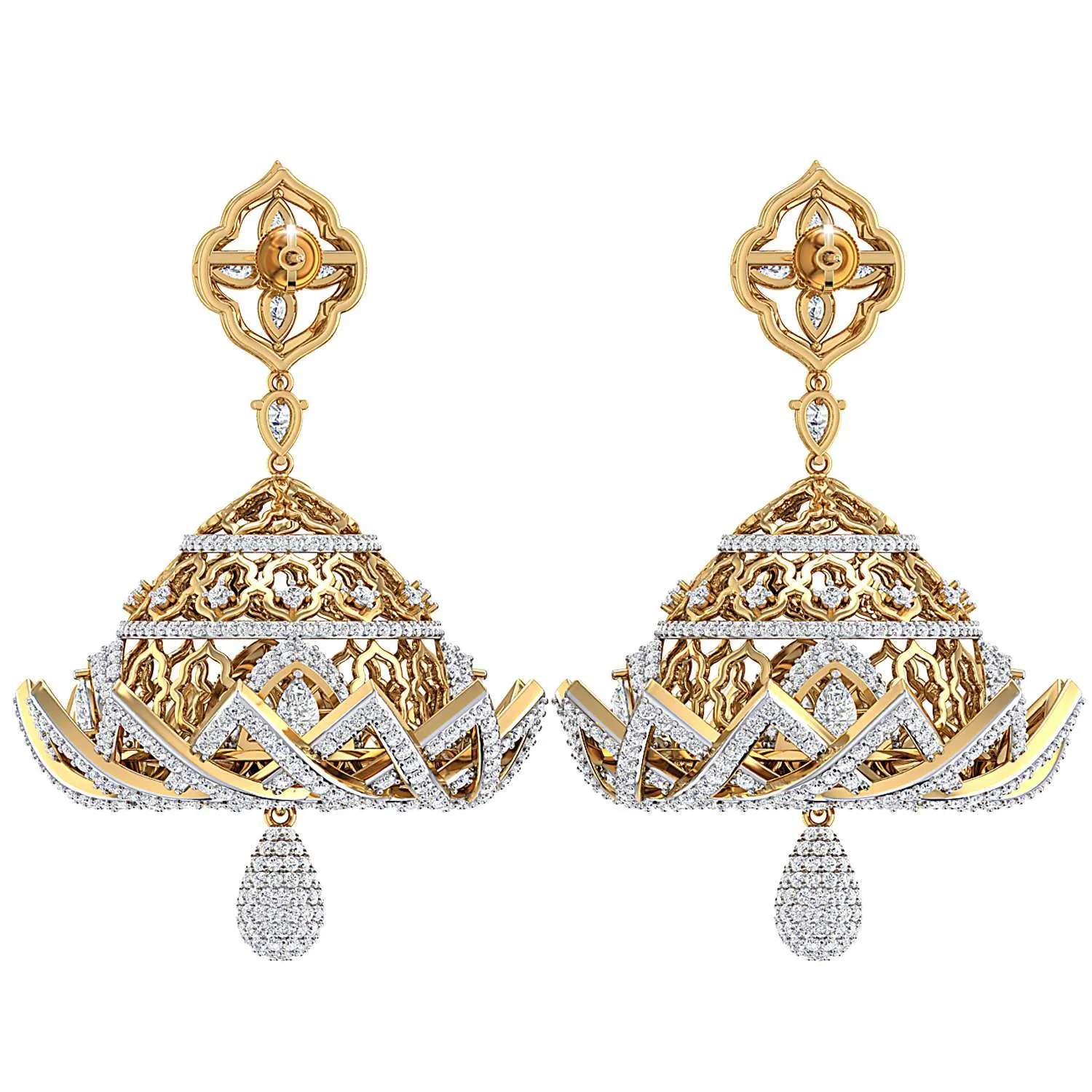 THE AAFTAAB BELL EARRINGS