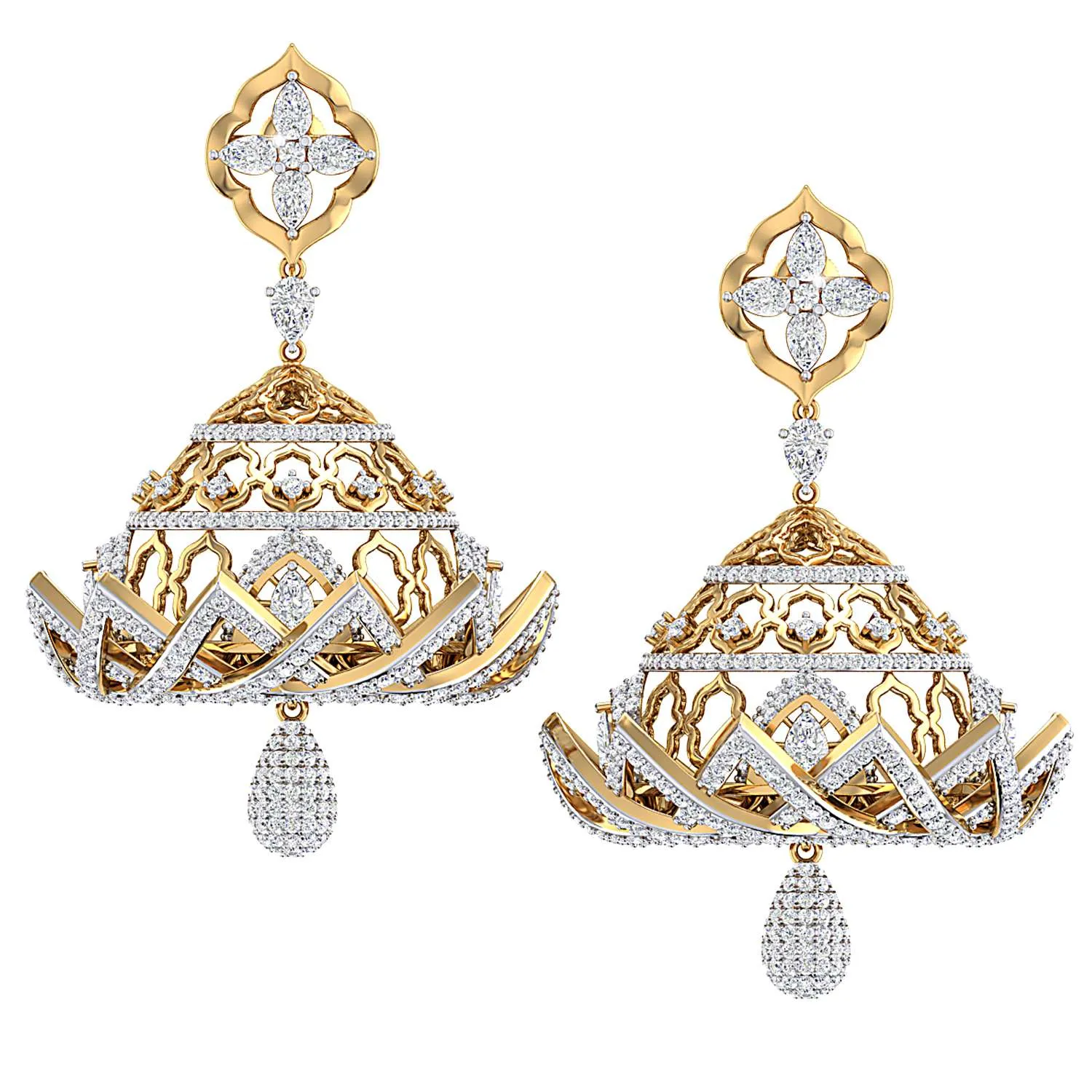 THE AAFTAAB BELL EARRINGS