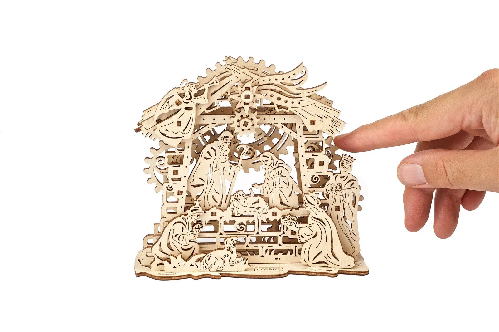 Ugears Nativity Scene ★Mechanical 3D Puzzle Kit Model Toys Gift Present Birthday Xmas Christmas Kids Adults