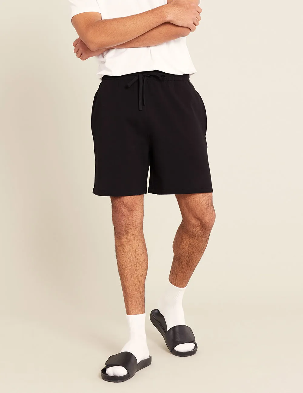 Unisex 6" Sweat Shorts - Black