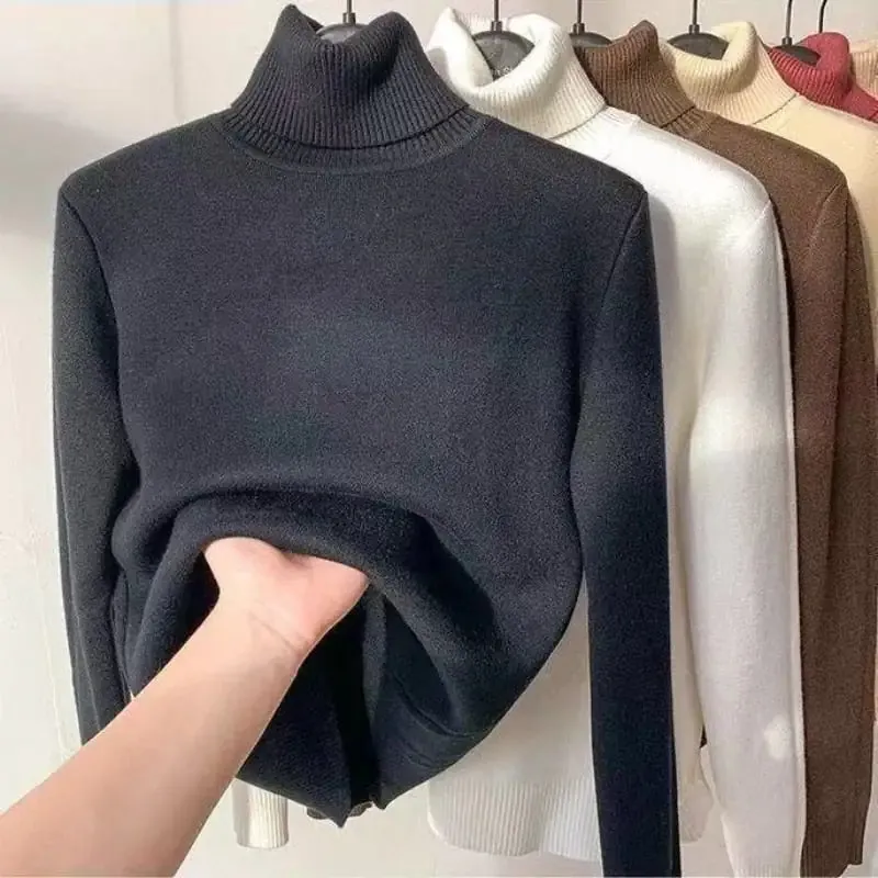 Women Turtleneck Autumn Winter Sweater