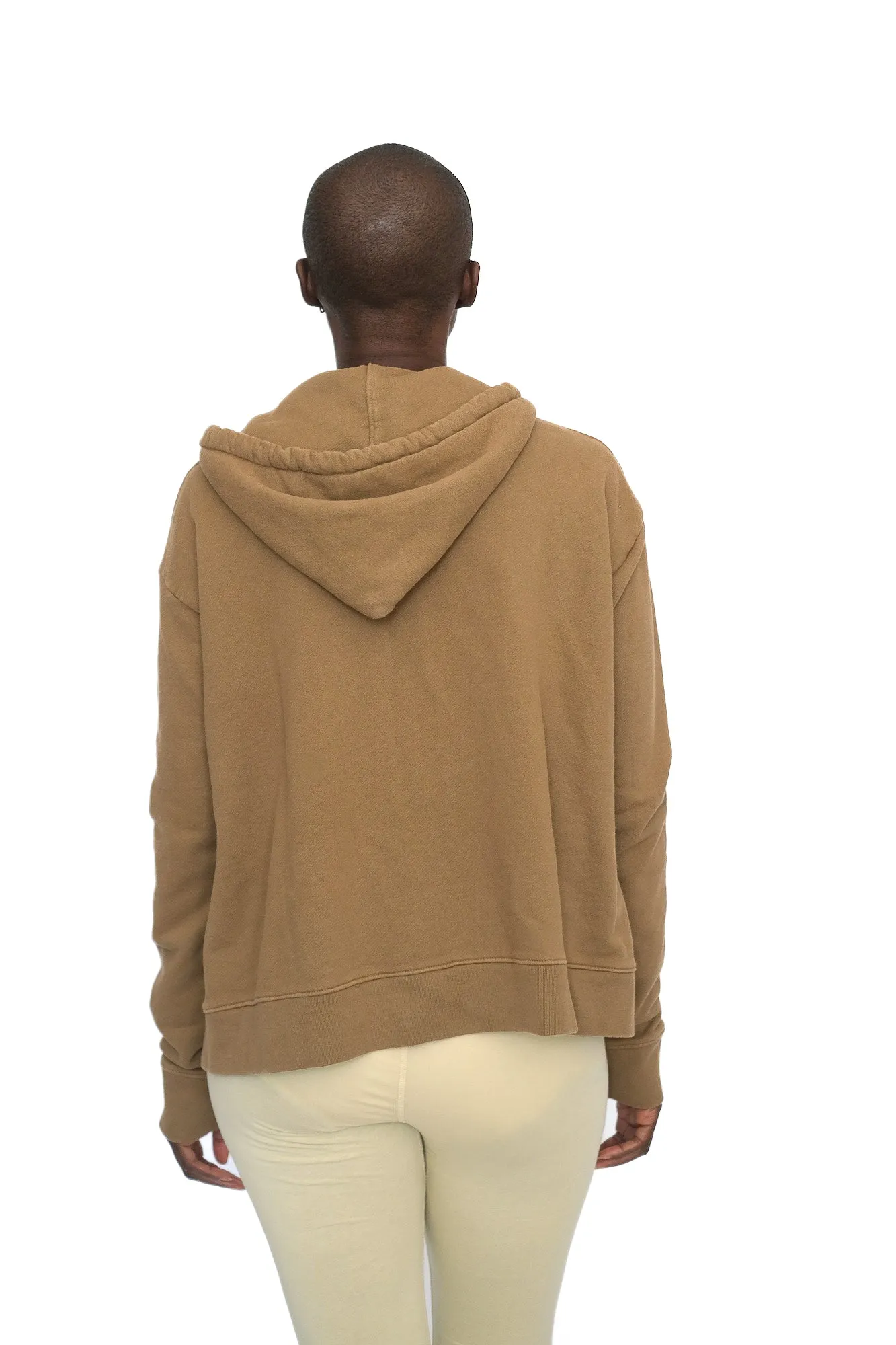 Zipper Hoody, Peanut