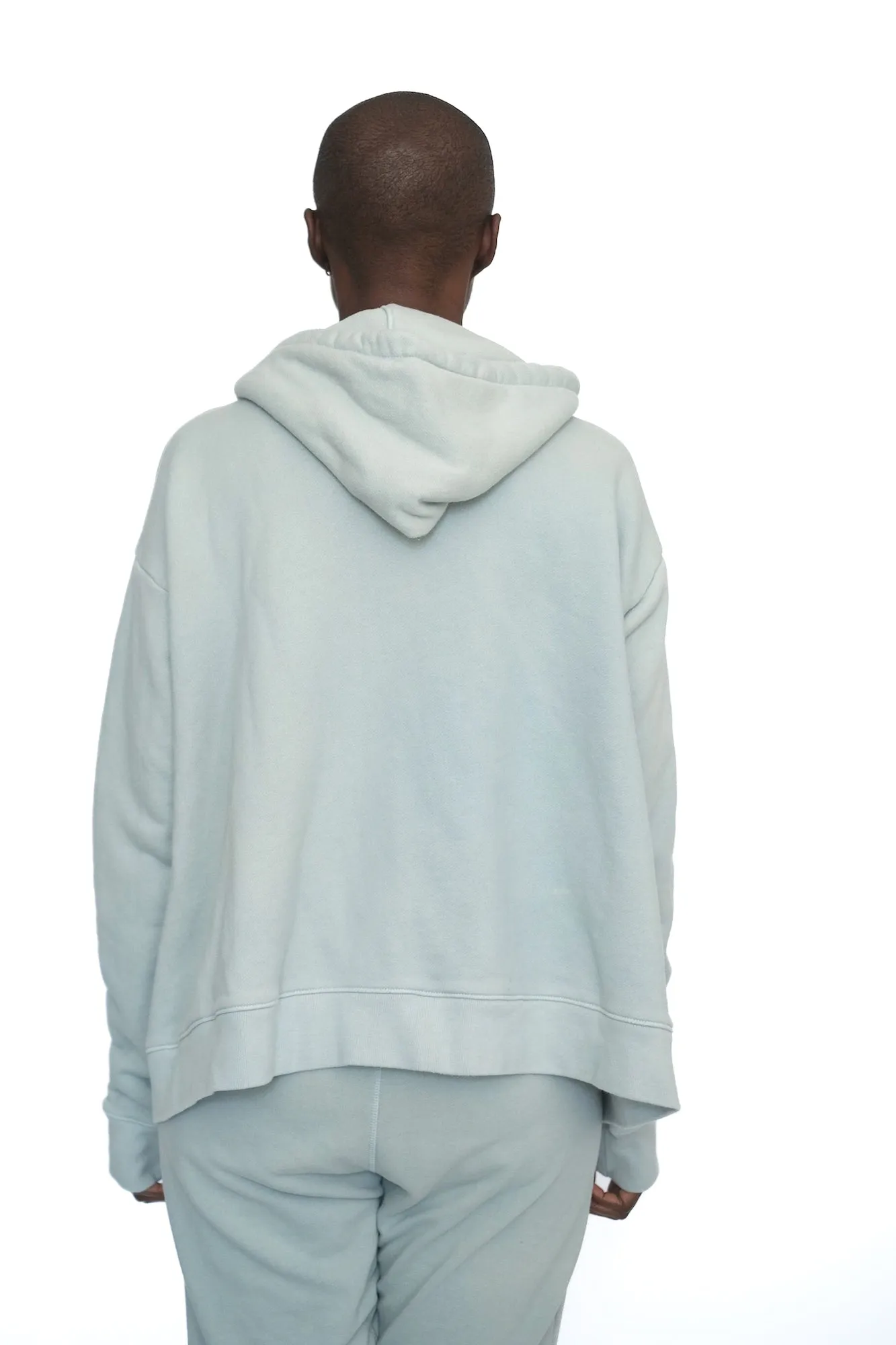 Zipper Hoody, Sea Foam